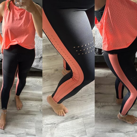 Zyia Black Coral Ventilation Light n Tight Hi-rise 7/8 24" - Picture 4 of 4